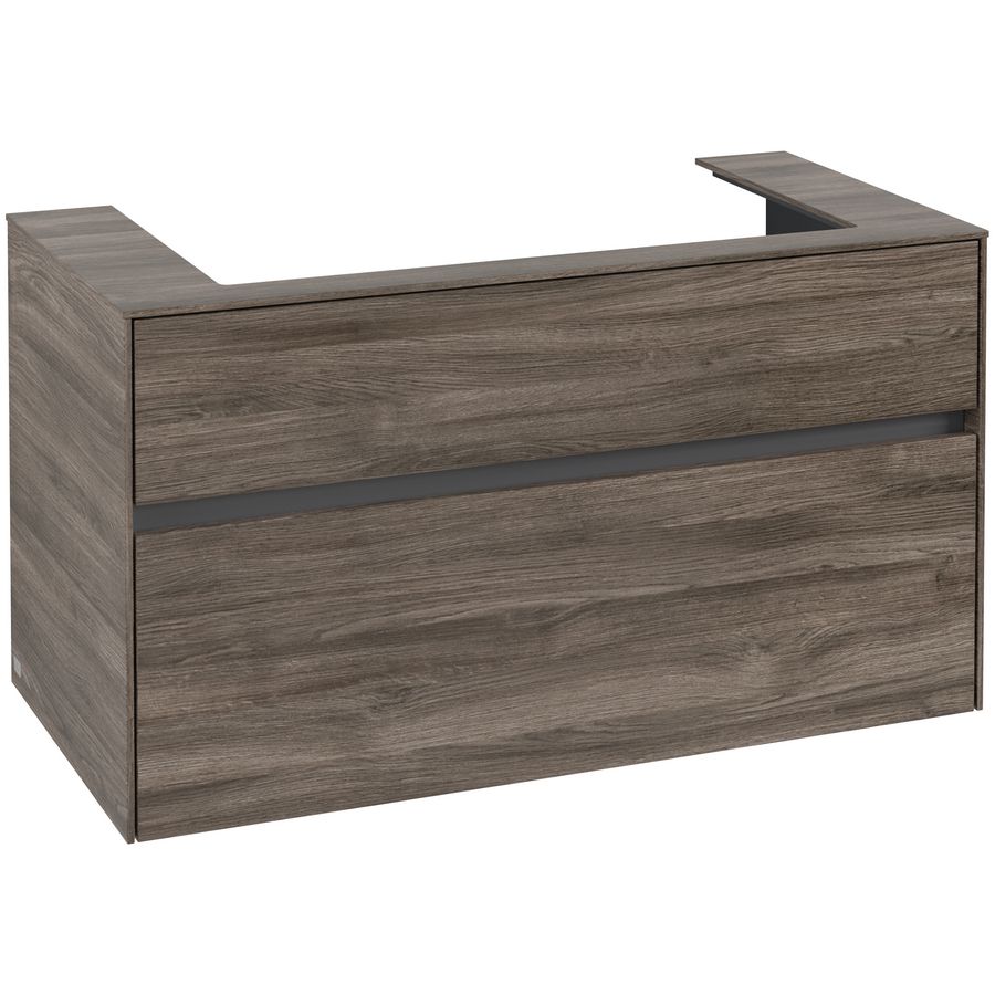 Wastafelonderkast Collaro 1000x548x500mm Stone Oak C02000RK