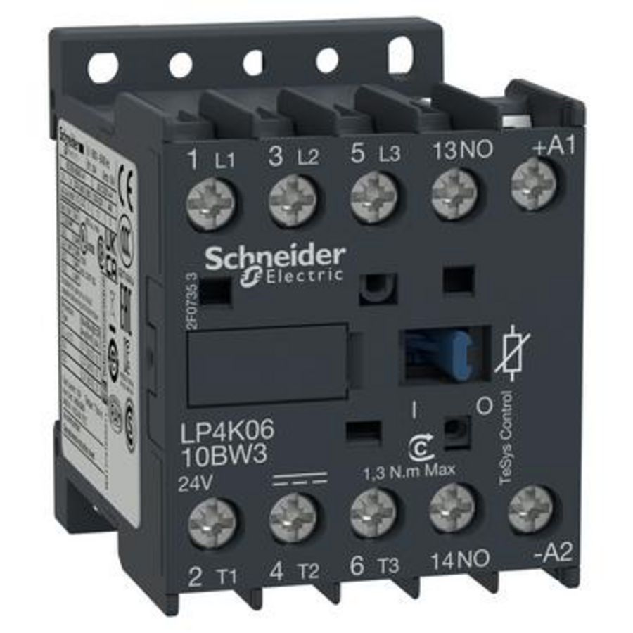 Contactor 3M HC 1M AC-3<=440V 6A Stuurspanning 24V D K