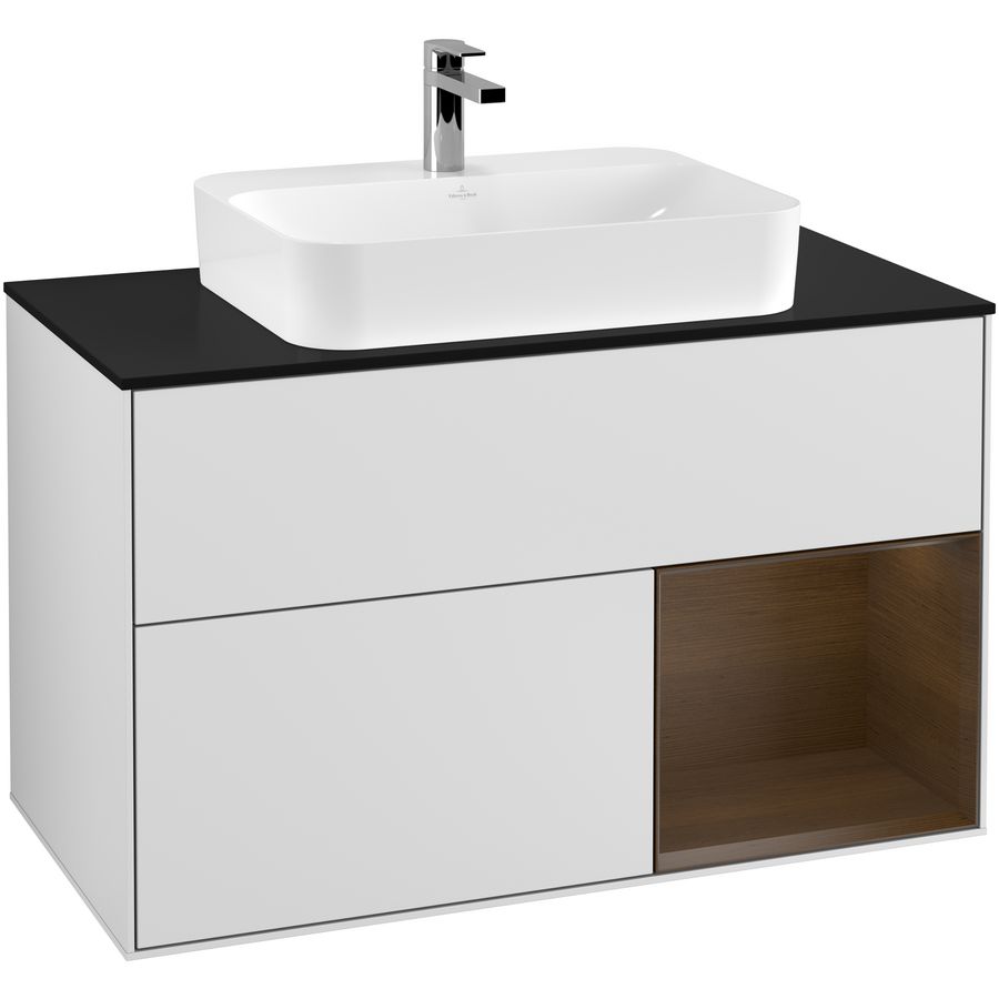 Wastafelonderkast Finion 1000x603x501mm White Matt Lacquer G372GNMT