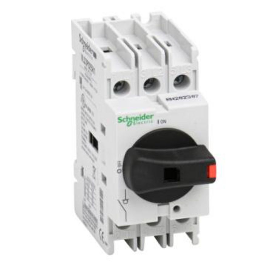Body switch disconnector 3 poles 25 A on DIN rail TeSys VLS