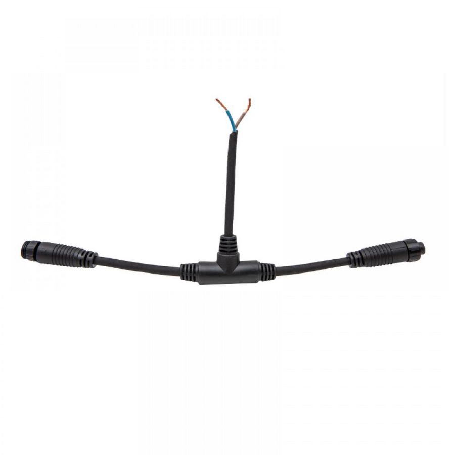 Voedings/DMX kabel T-connector voor 190-150