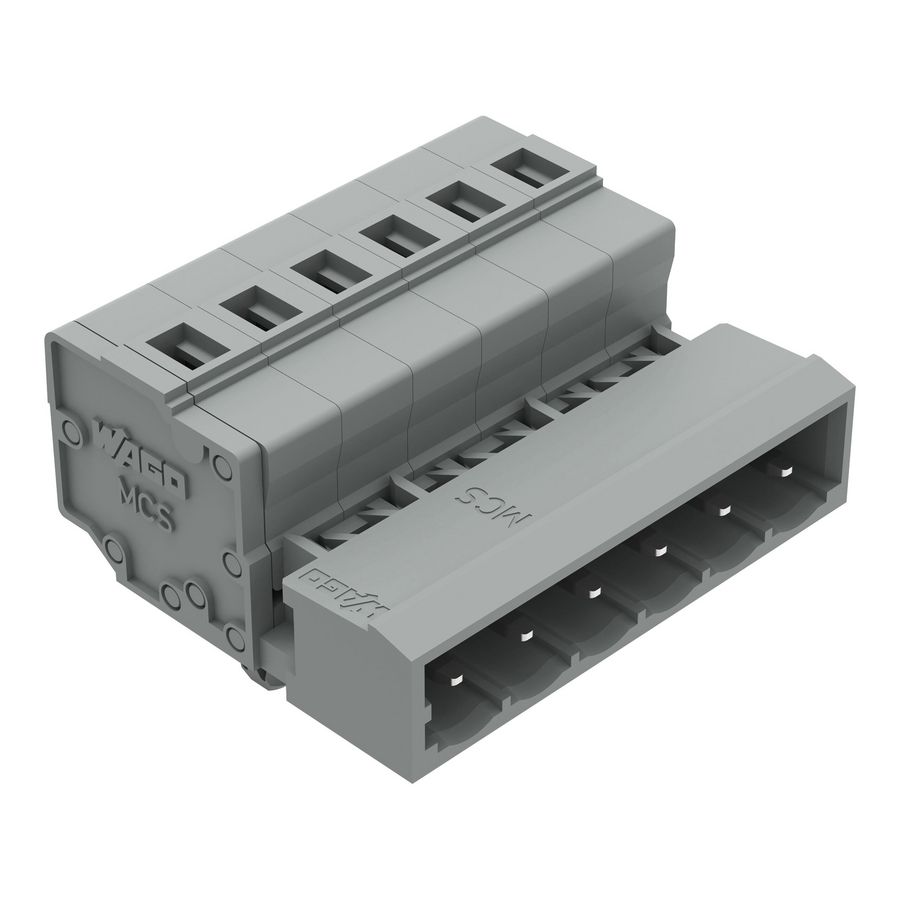 1-draads male steker 2,5mm² grijs 231-606/018-000 VVE=50