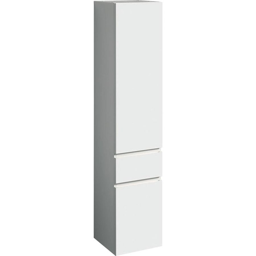 Renova Plan hoge kast+2 deuren 1 lade 39x180cm wit hoogglans