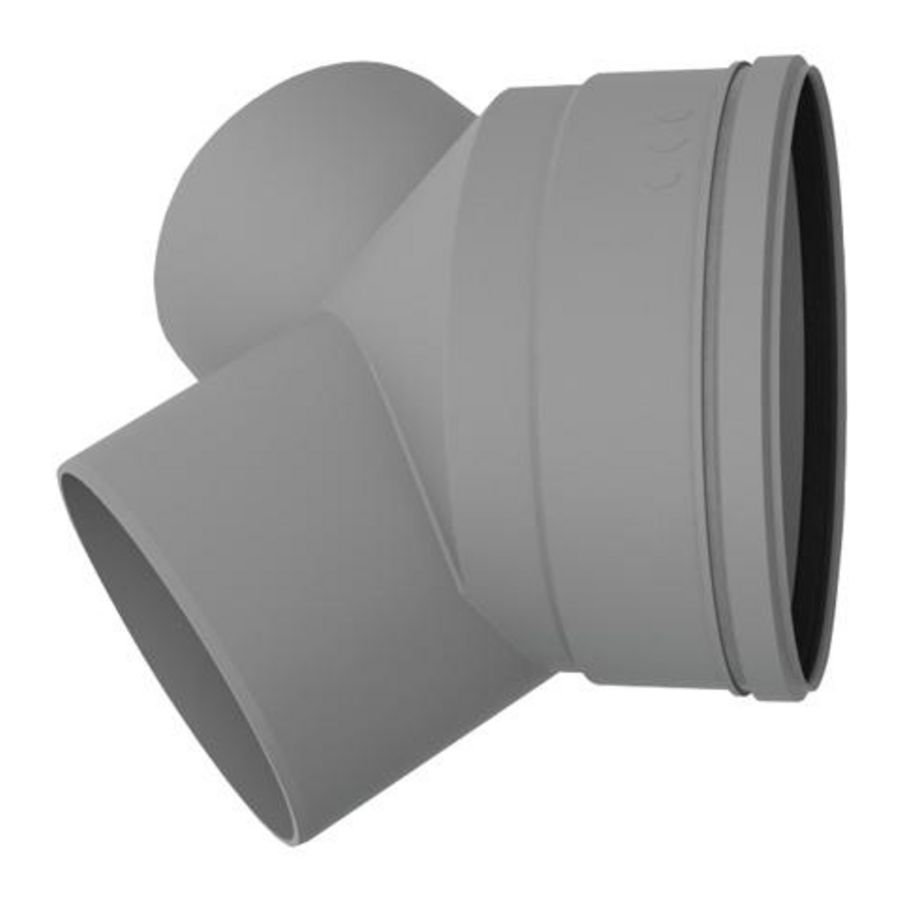 Aansluitdeel PP 150-150-200