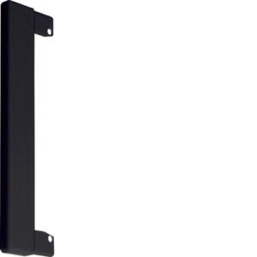 Afsluitstuk BR65 wandrozet 65x210mm staal zwart