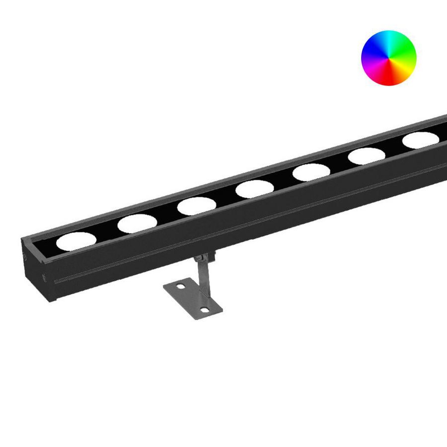 Wall washer 1mtr. 24V 48W IP66 RGBW DMX512