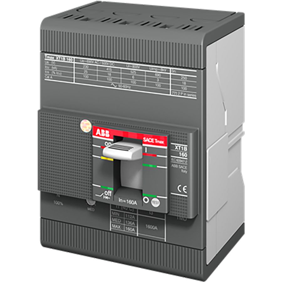 Vermogensschakelaar XT1N 125 TMF 20-500 4p F F UL/CSA