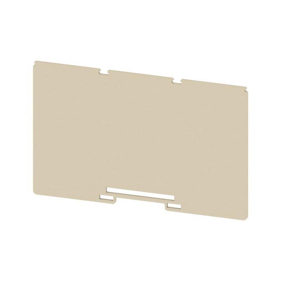Afsluit- eindplaat (terminal) h:160mm b:2mm V VVE=20
