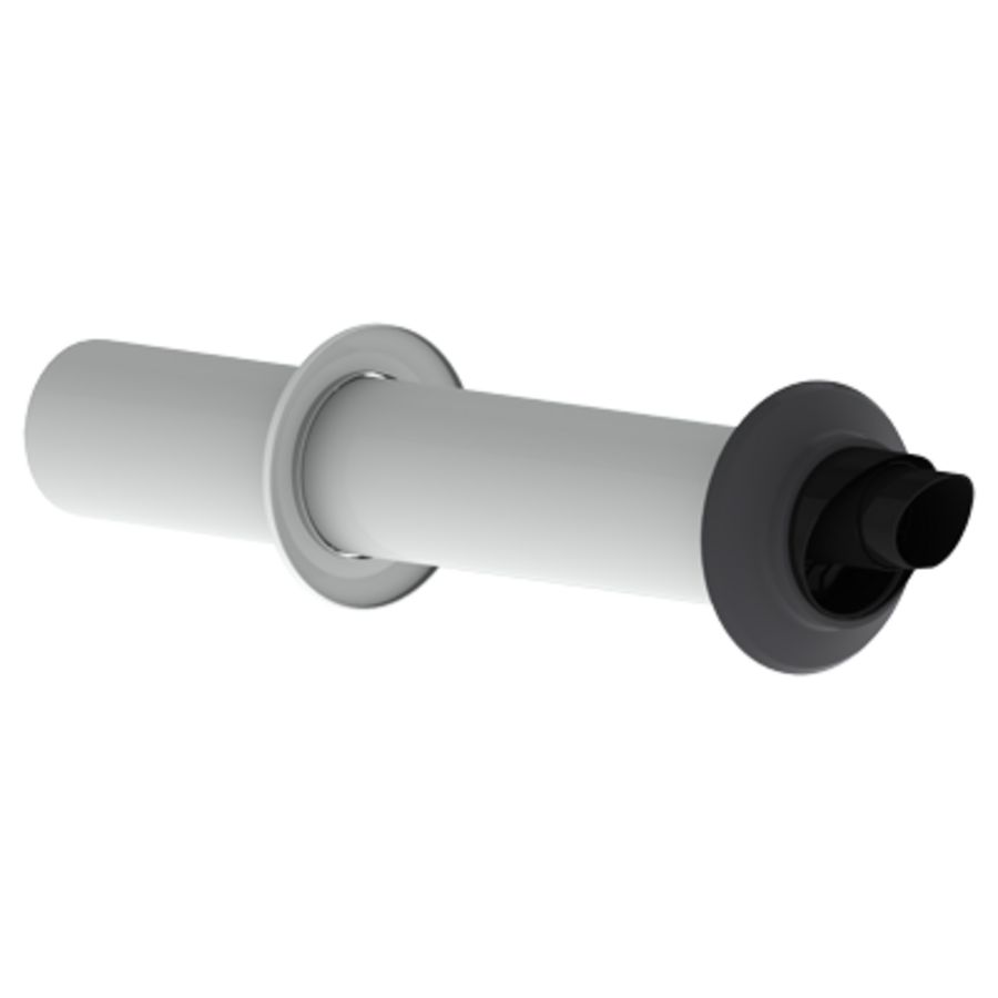 KPW-actie muurdoorvoer rookgas EasySafe PP concentrisch 60/100 (410470087) Burgerhout