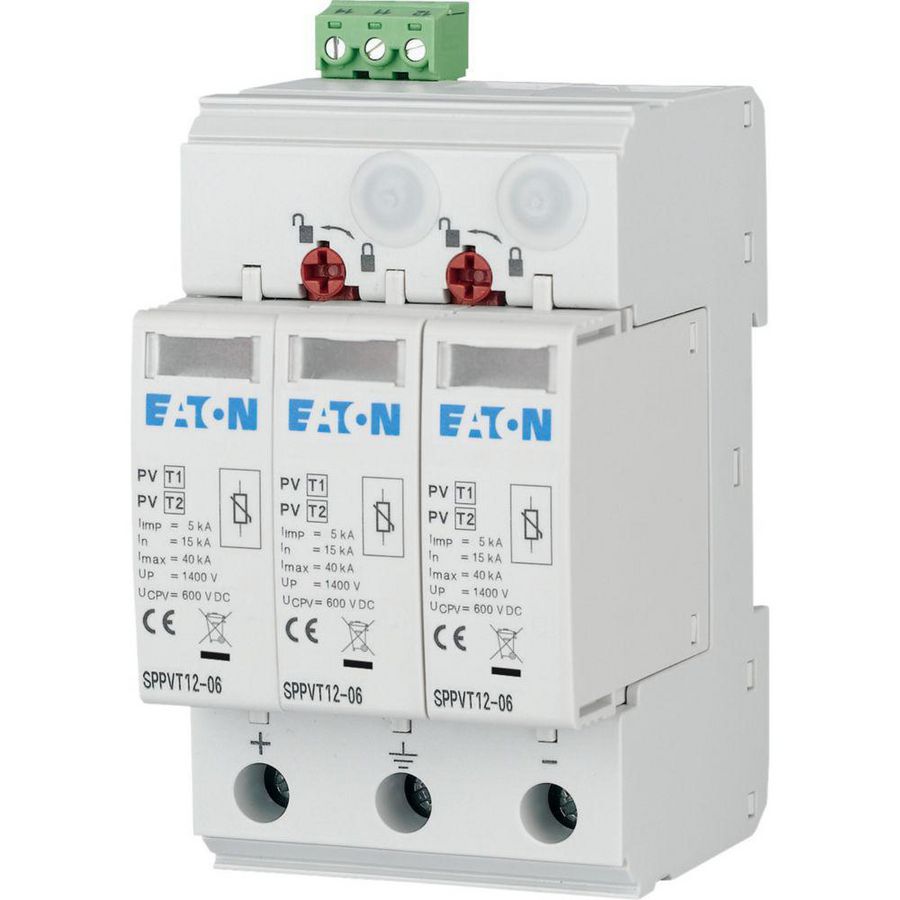 SPPVT12-10-2+PE-AX / bliksemstroom / overspanningsafleiders, steekbaar Eaton