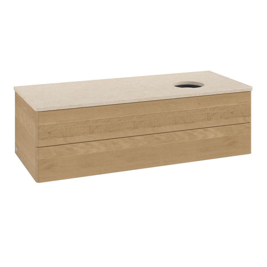 Wastafelonderkast Antao 1200x360x500mm Honey Oak L23013HN