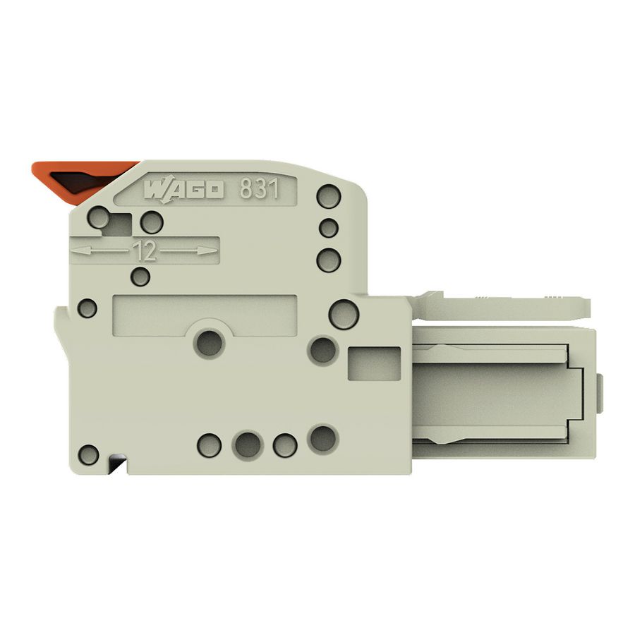 1-draads female steker Hendel Push-in CAGE CLAMP VVE=12