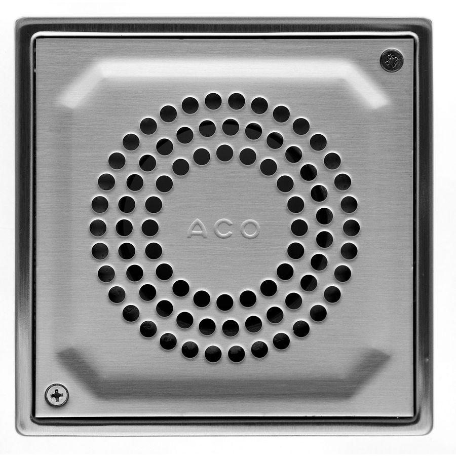 Bovendeel afvoerput Standard 200x200mm RVS excl. puthuis