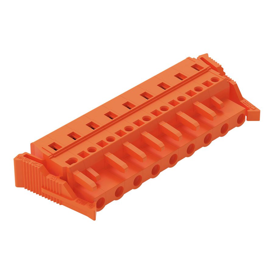 1-draads FE steker 2,5mm² oranje 231-709/037-000 VVE=25