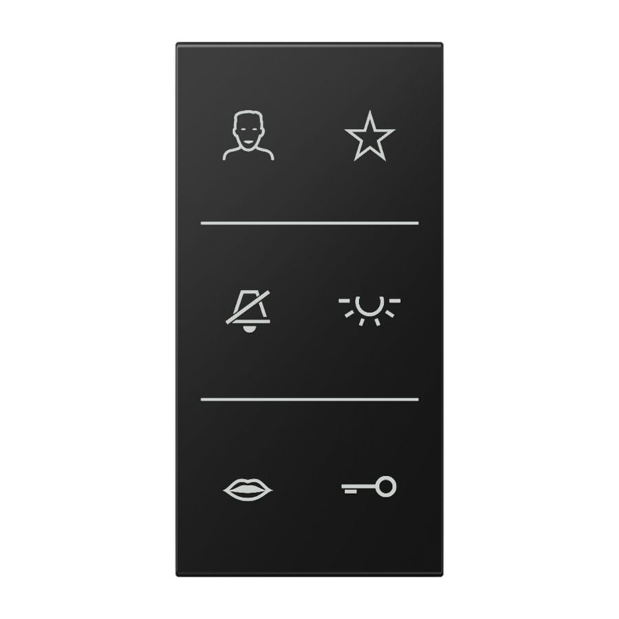 Video designcover LS grafietzwart mat