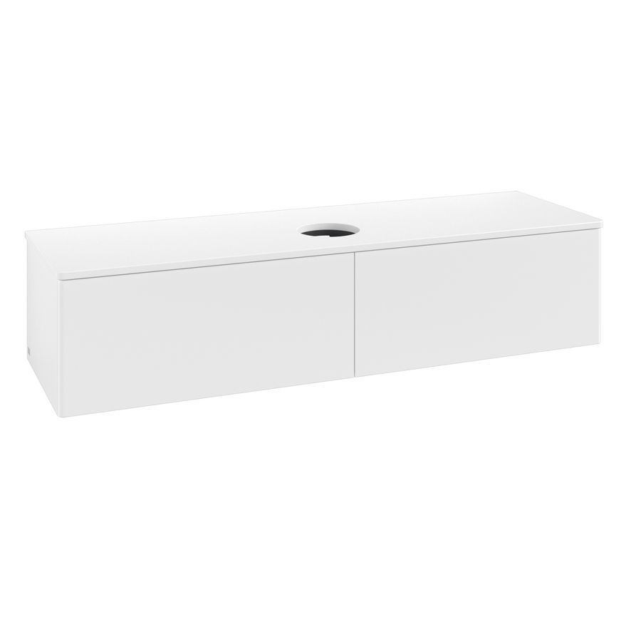 Wastafelonderkast Antao 1600x360x500mm White Matt Lacquer K36010MT