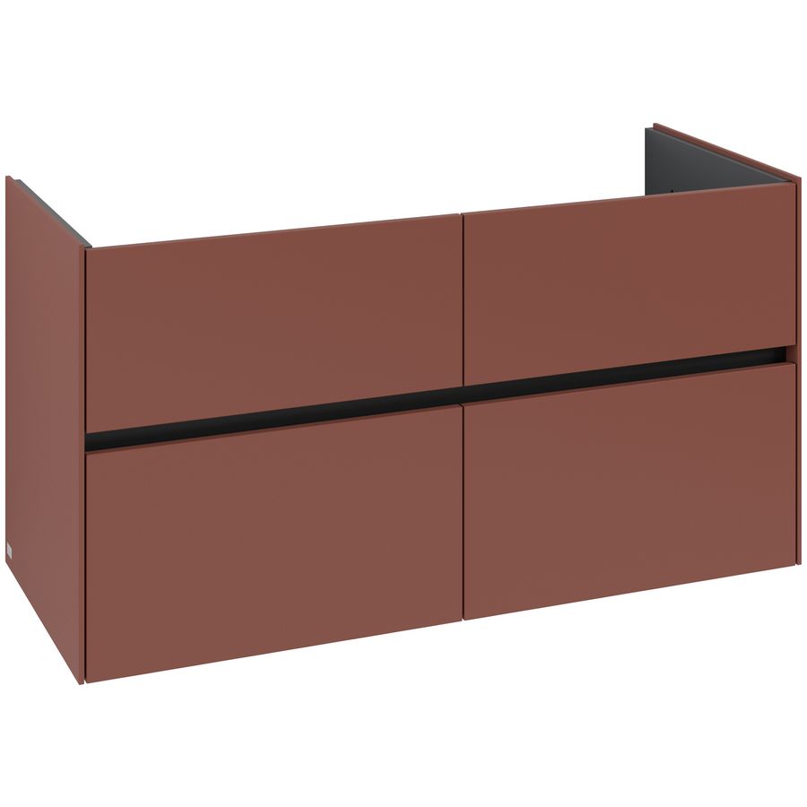 Wastafelonderkast Collaro 1161x610x480mm Wine Red C146B0AH