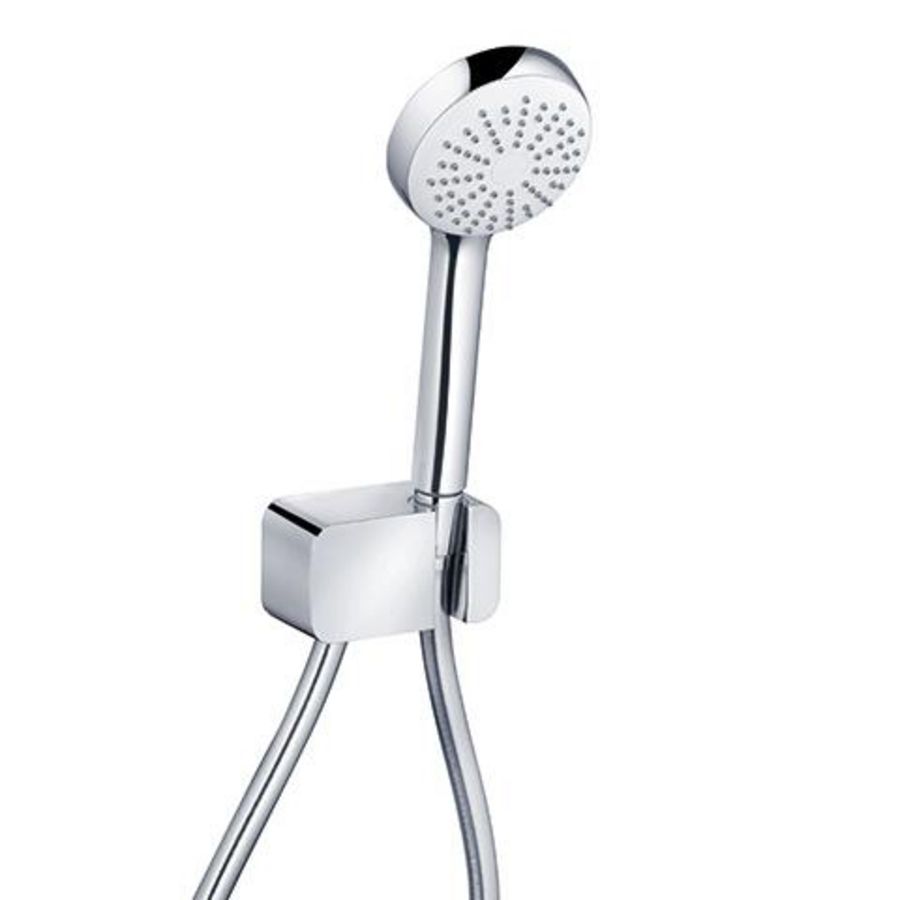 Logo 1s badset met aansl. met houder chroom