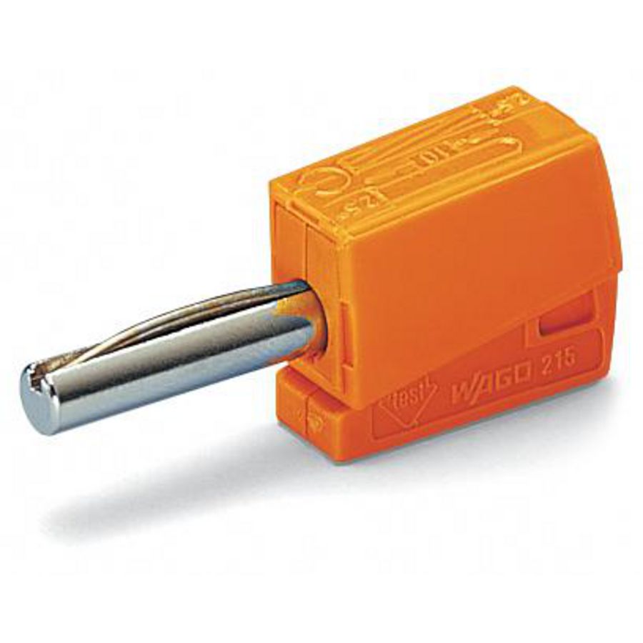 Bananensteker voor busdiameter 4 mm oranje VVE=50