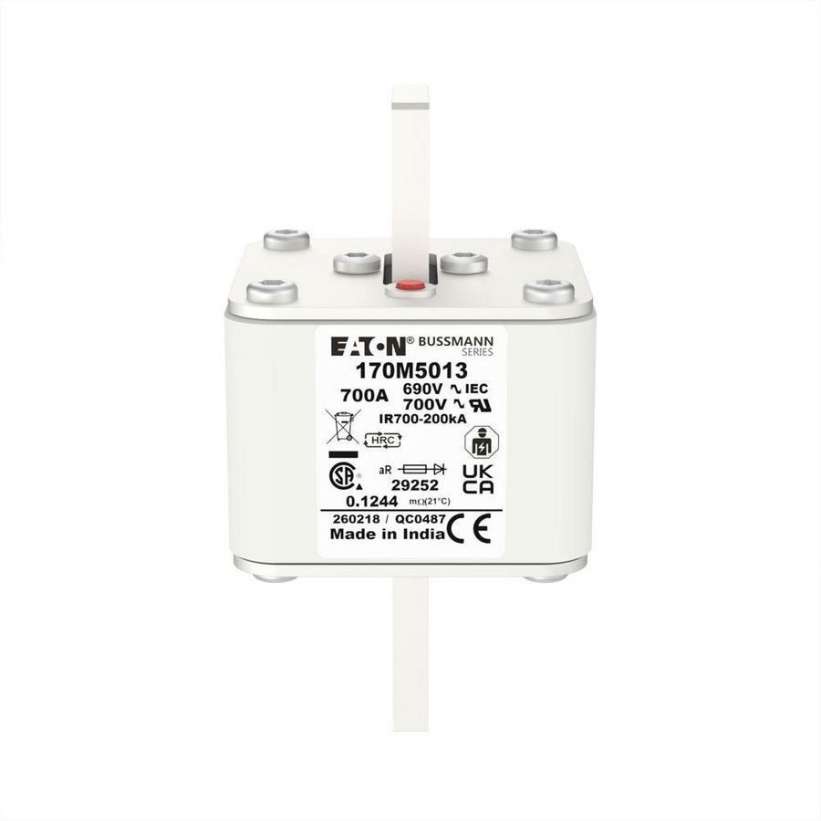 Zekering hoge snelheid 700A AC 690V 200kA 2 aR IEC VVE=3