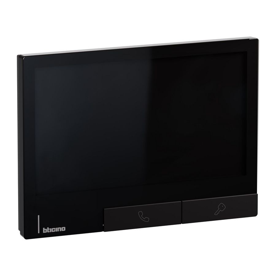 De Classe300X ZWART 2-draads video-intercom slimme techn.