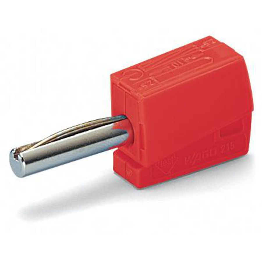Bananensteker voor busdiameter 4 mm rood VVE=50