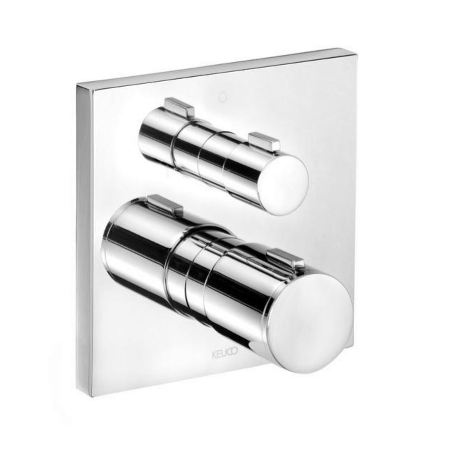 Edition 11 thermostaatkraan met stop en omstel chroom