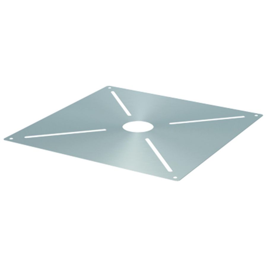Hitteschild 470x470 mm RVS 304 DN70