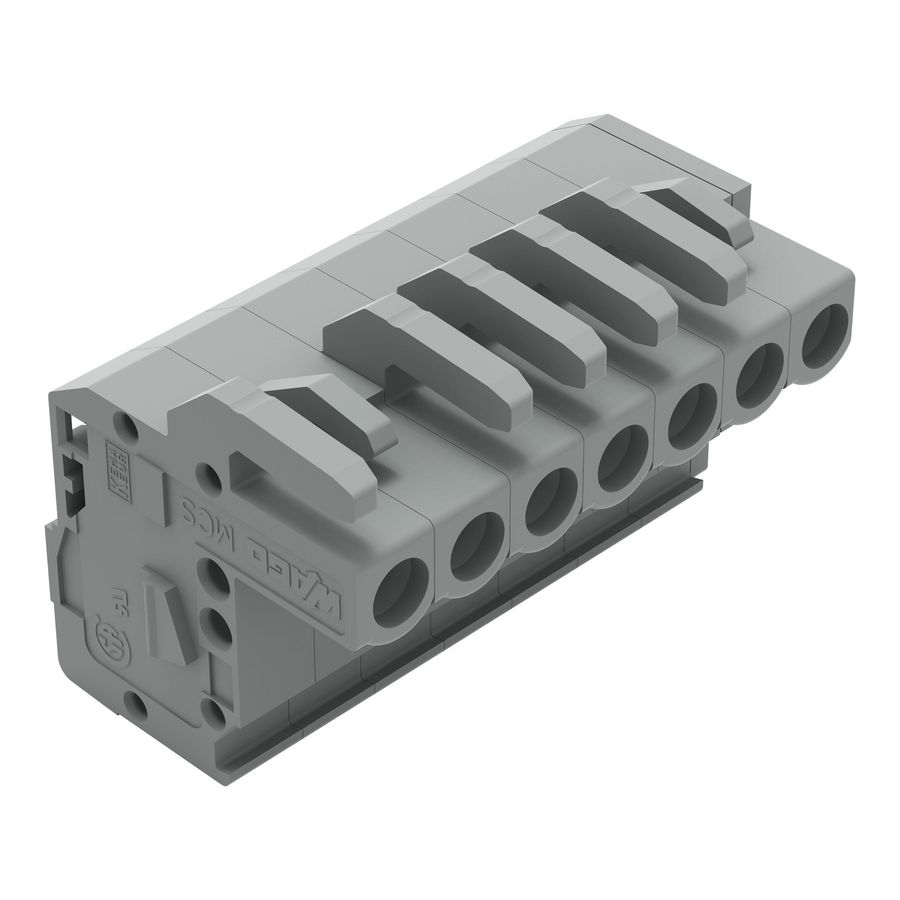 1-draads FE steker HA 2,5mm² grijs 232-107/026-000 VVE=50