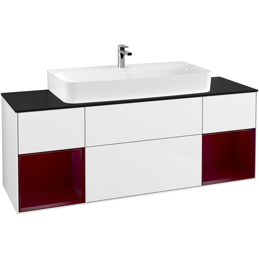 Wastafelonderkast Finion 1600x603x501mm G.White.L G212HBGF