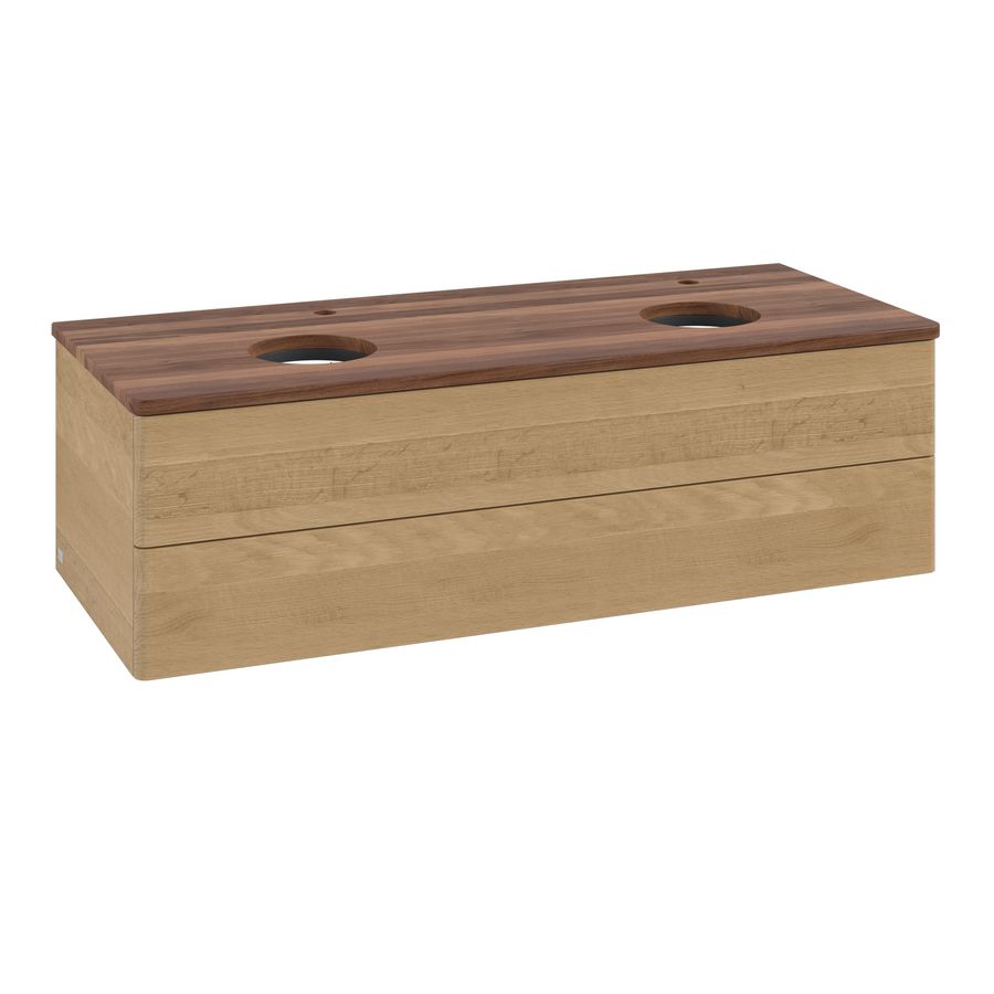 Wastafelonderkast Antao 1200x360x500mm Honey Oak L24052HN