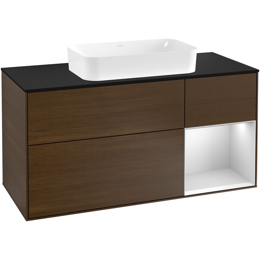Wastafelonderkast Finion 1200x603x501mm W.Veneer G302MTGN