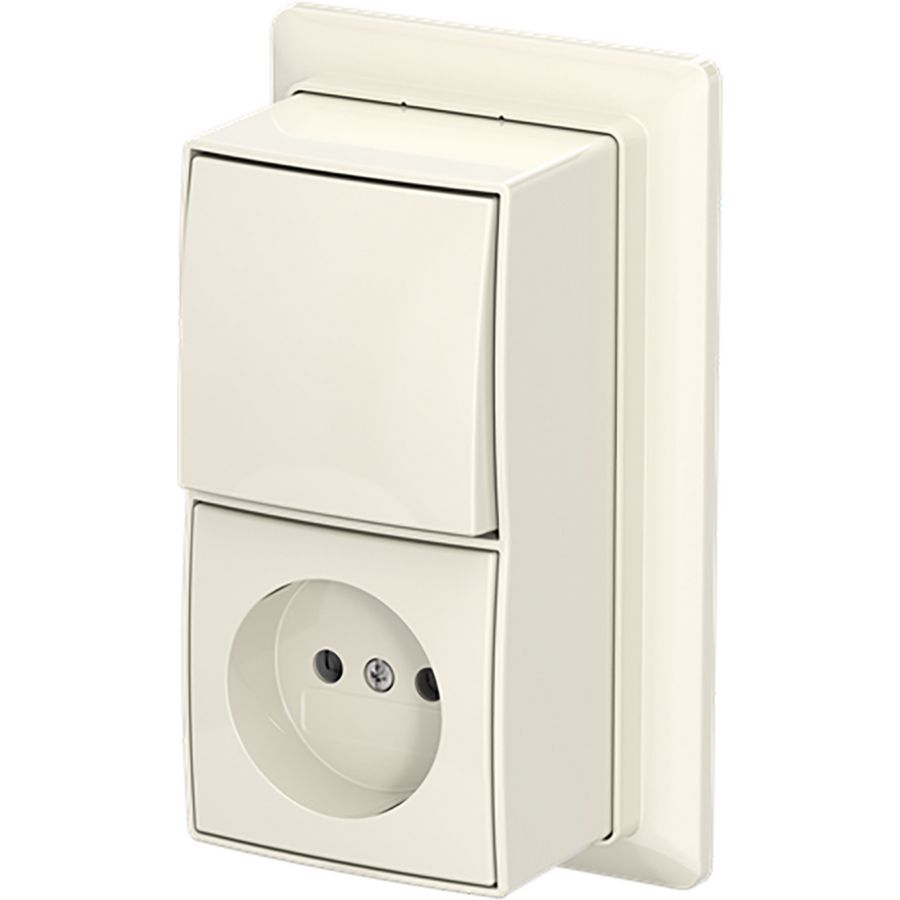 Combinatie kv wis+plaat opb b-AP+ wit