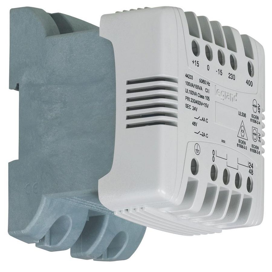 Veiligheids-/scheidingstrafo 230-400V-24-48V 100VA
