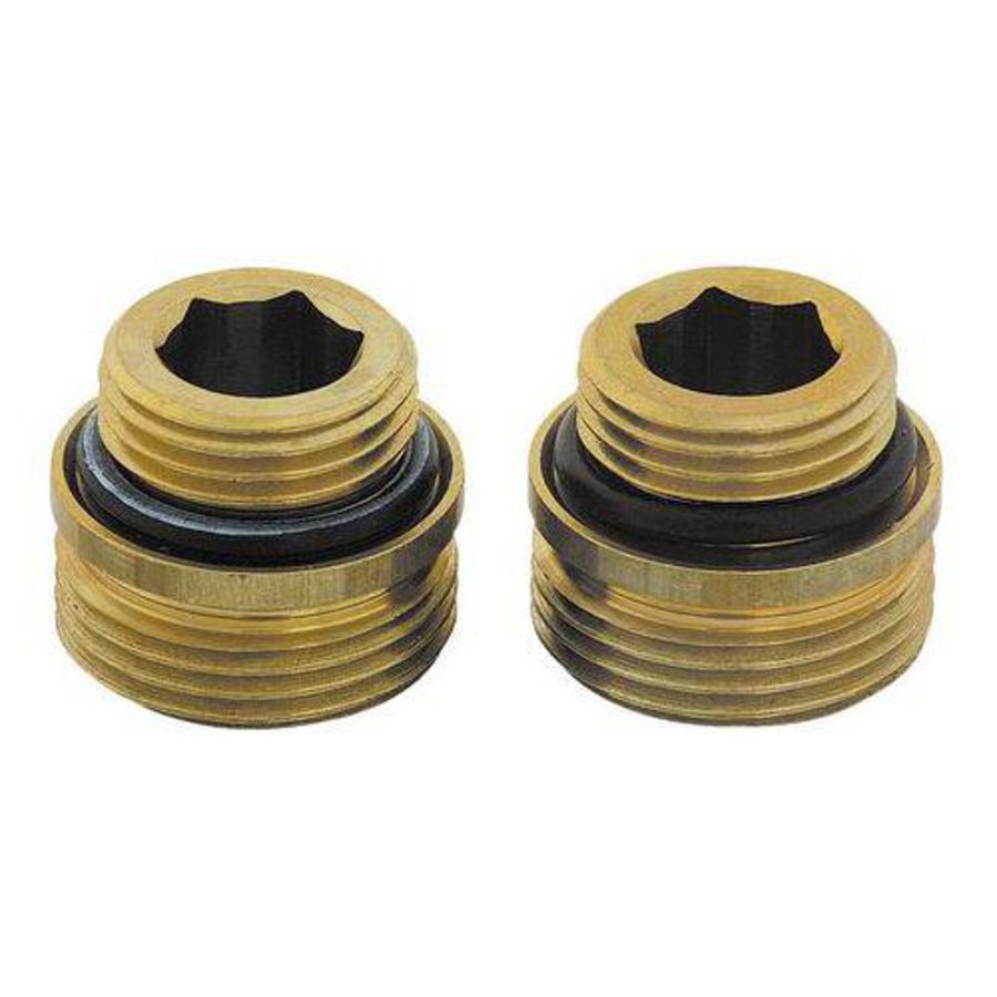 Aansluitnippel vlakd. set 2 stuks Rp 1/2 x G 3/4