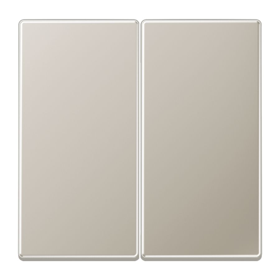 Wip LS-edelstaal voor KNX F10 taster 2voudig