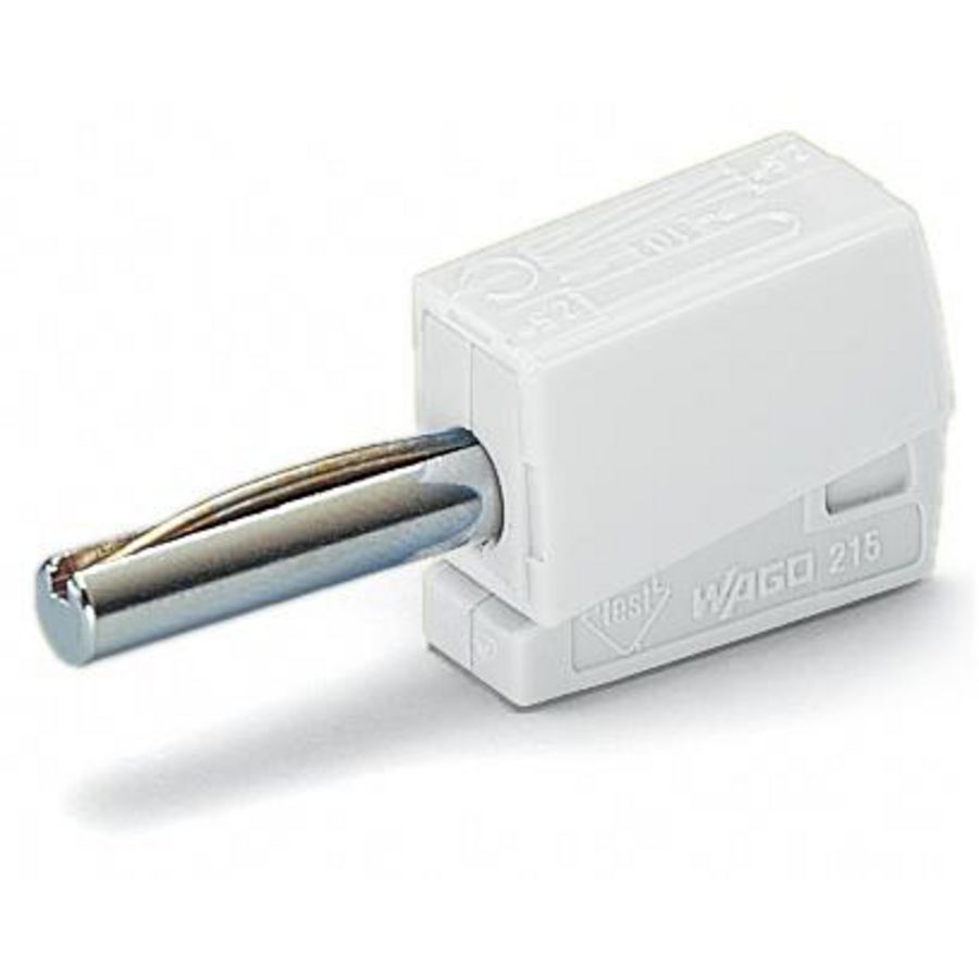 Bananensteker voor busdiameter 4 mm wit VVE=50