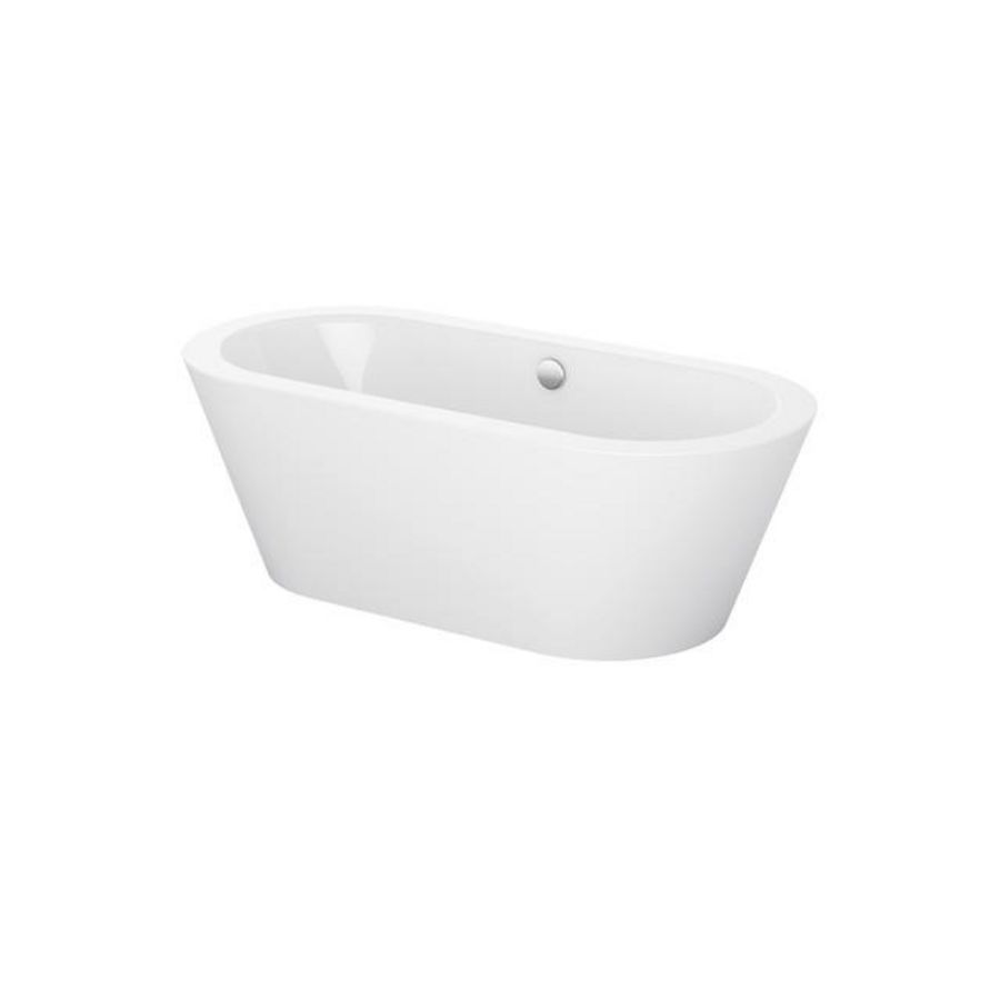 Bad BetteStarlet Oval Silhouette 1850x850mm Edelweiss