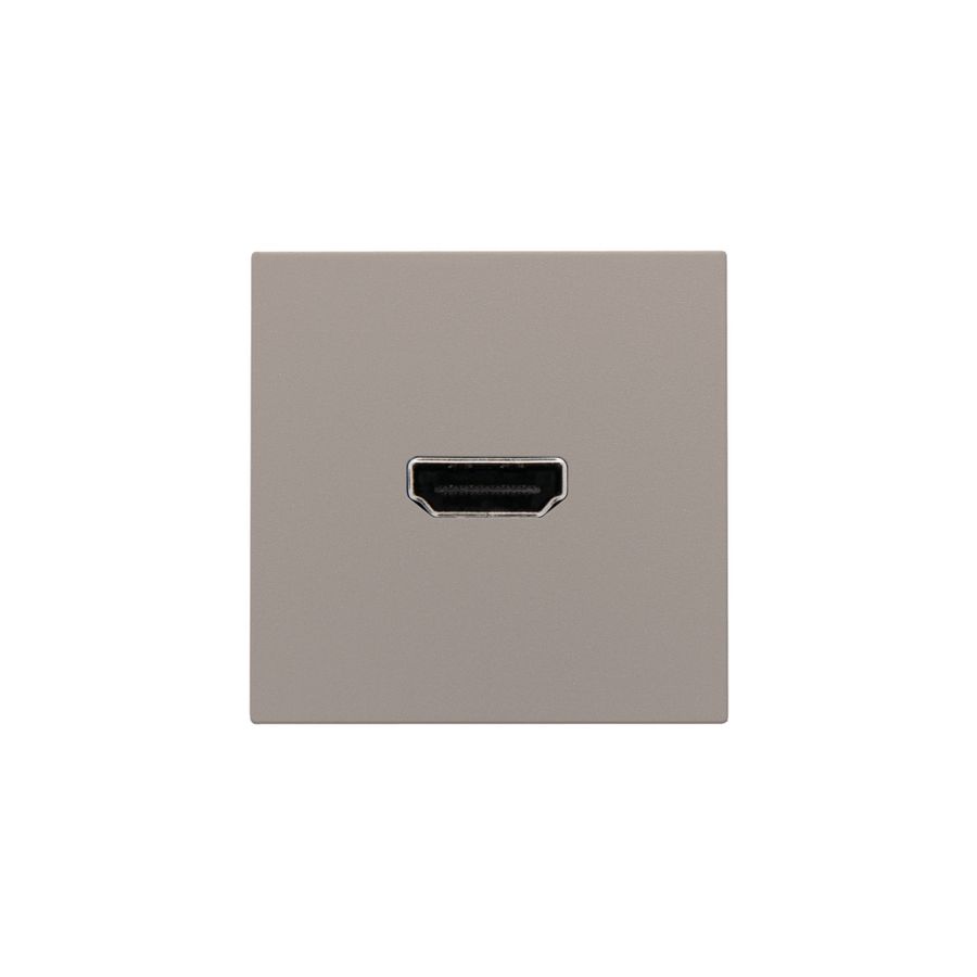 Afwerkingsset met HDMI-naar-HDMI-aansl. bronze