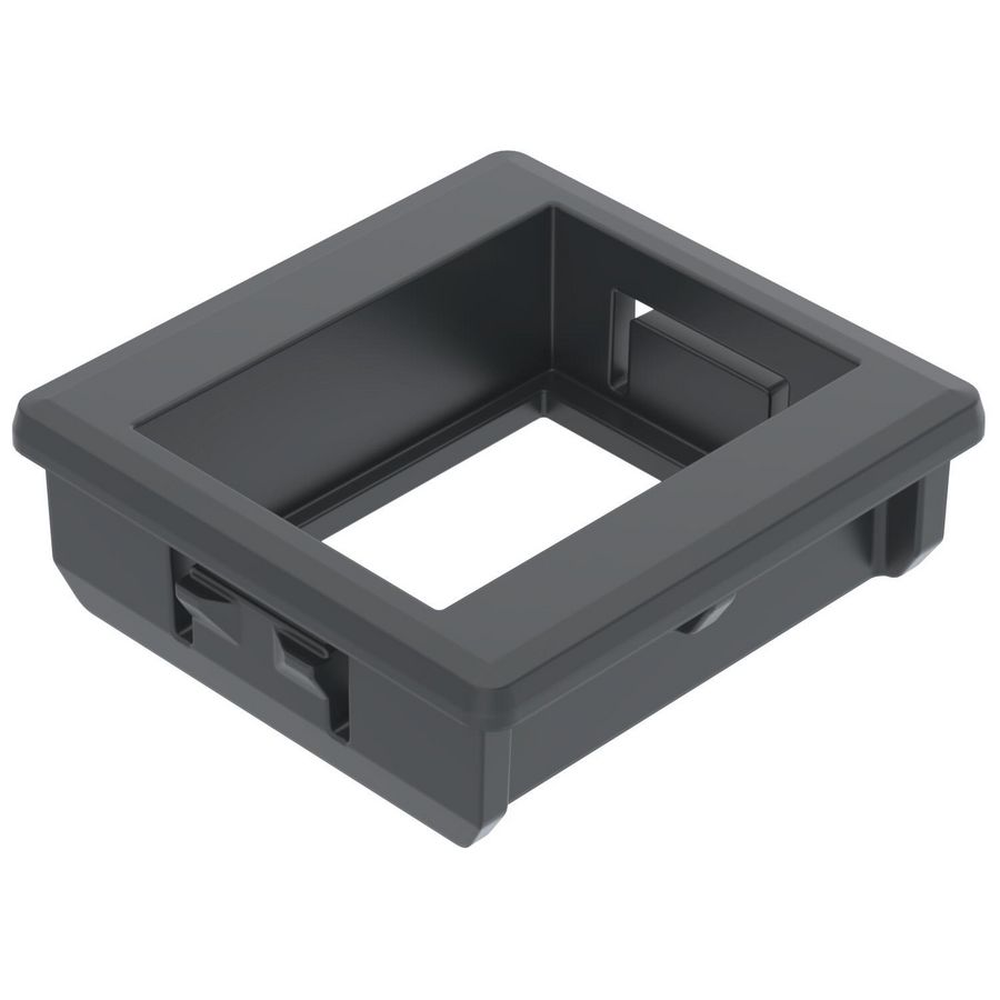 DATA Modul 02 (1974) plug-in black 29x28x10 Polycarbonaat g