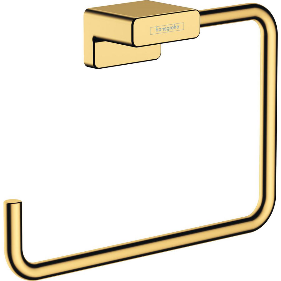 AddStoris handdoekring polished gold optic