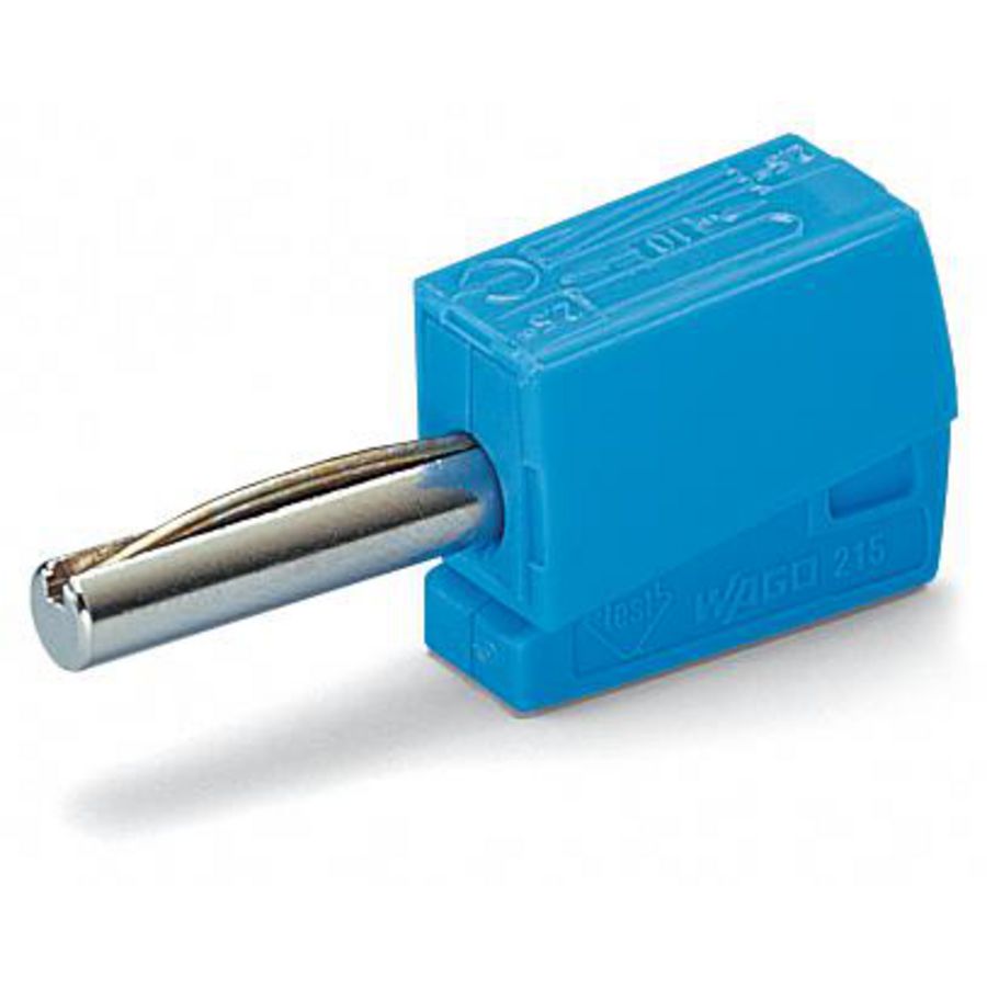 Bananensteker voor busdiameter 4 mm blauw VVE=50