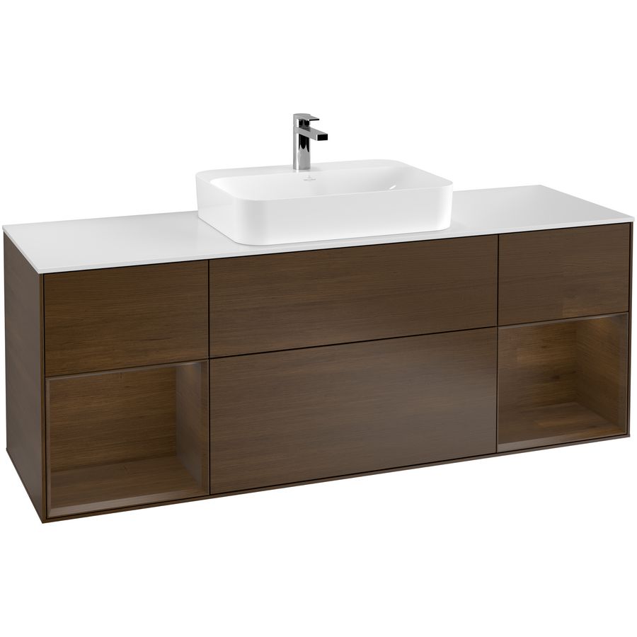 Wastafelonderkast Finion 1600x603x501mm W.Veneer G451GNGN