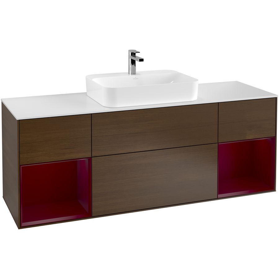 Wastafelonderkast Finion 1600x603x501mm W.Veneer G451HBGN