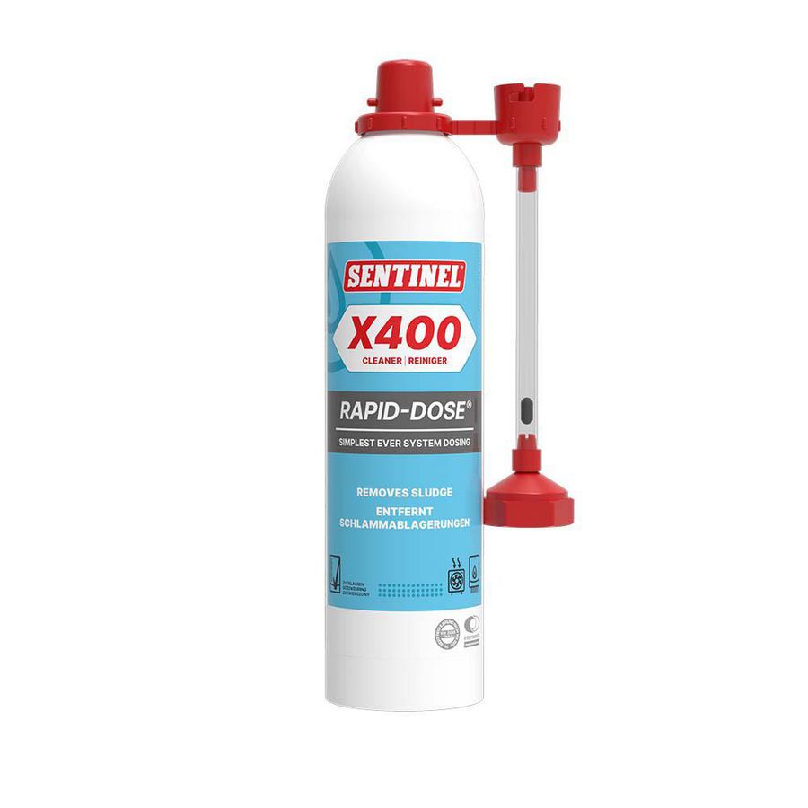 CV waterbehandeling X400 systeemreiniger rapid dose 3/4