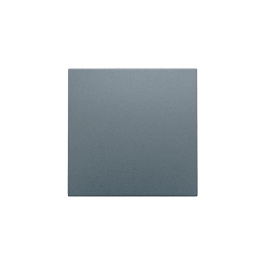 Afwerkingsset enkelv. elektr. schakelaar/knop blue grey