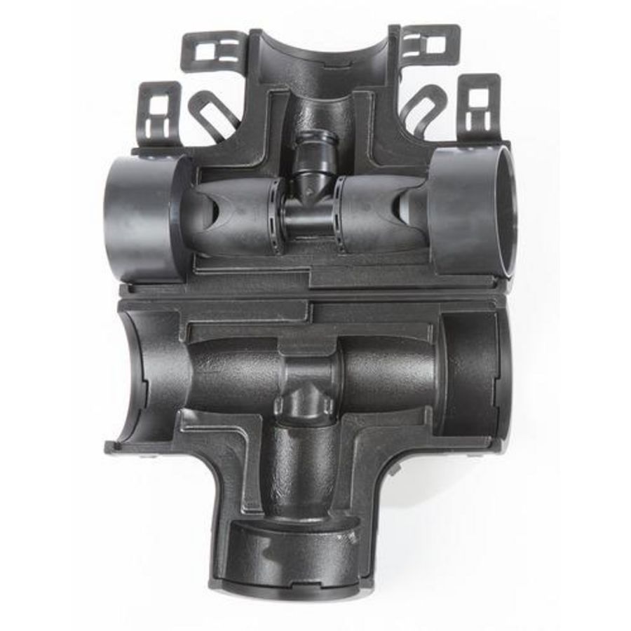 T-stuk 90gr. COOL-FIT 4.0 Push Systemrecht d25