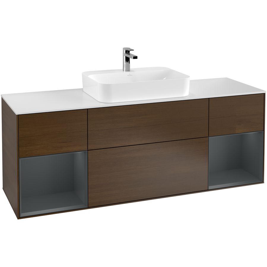 Wastafelonderkast Finion 1600x603x501mm W.Veneer G451HGGN
