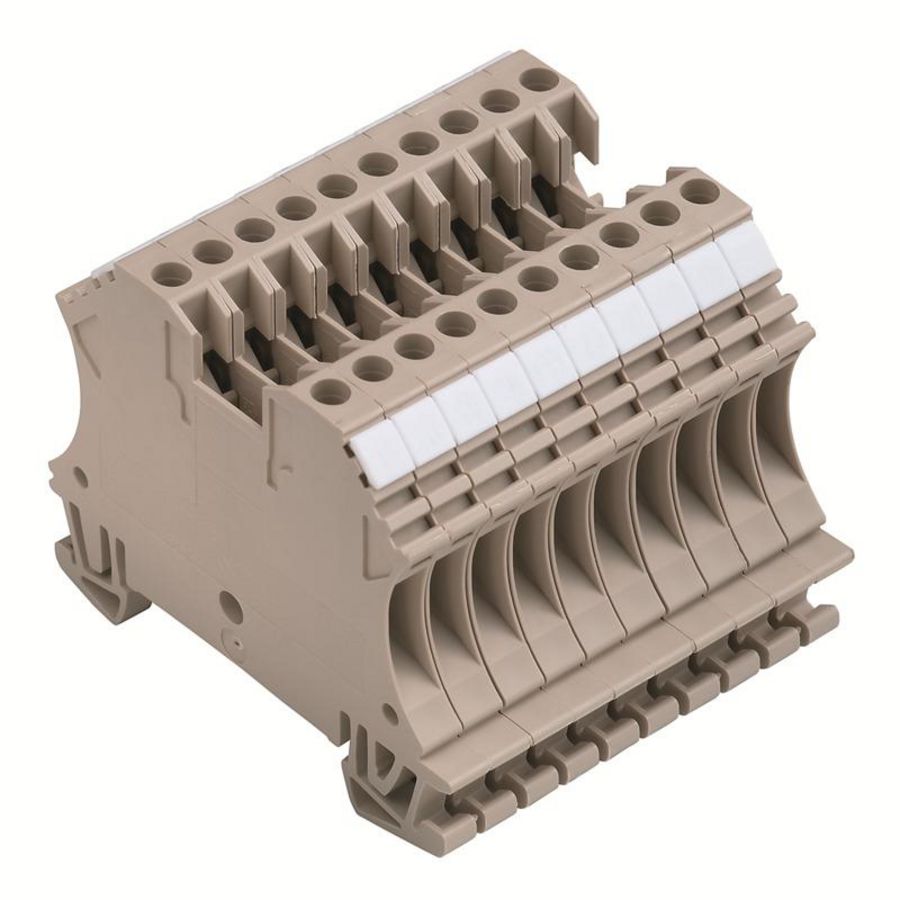 Doorvoerklem schoefaansluiting d.beige 2 1020800000 VVE=10