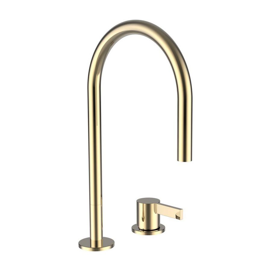 2-Gaten Wastafelmengkraan met pop-up waste PVD gold hi-gloss H3113320012201